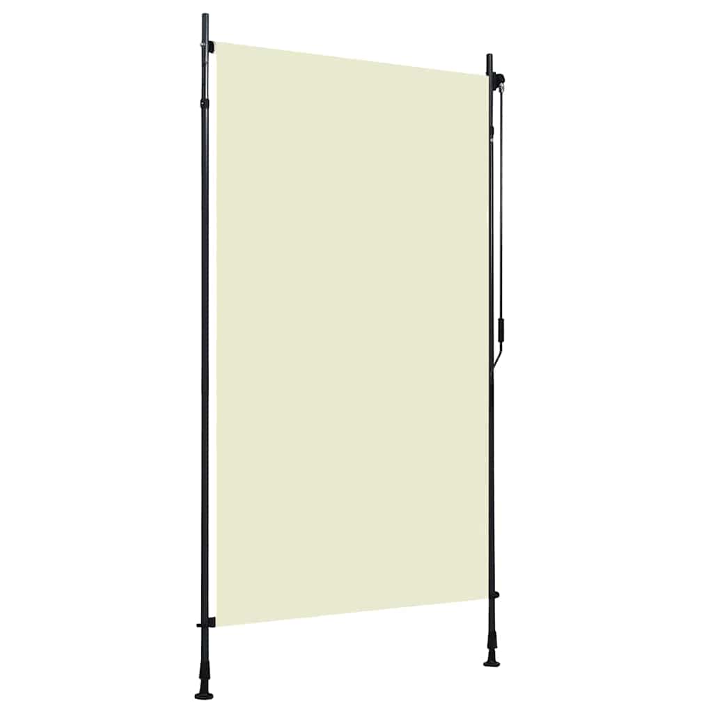 vidaXL Vonkajšia zatemňovacia roleta krémová 120x270 cm