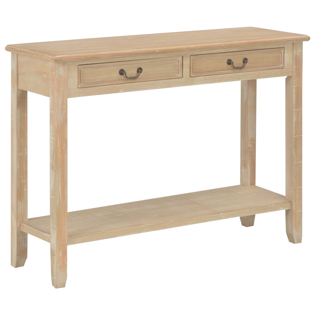 vidaXL Konzolový stolík 110x35x80 cm drevo