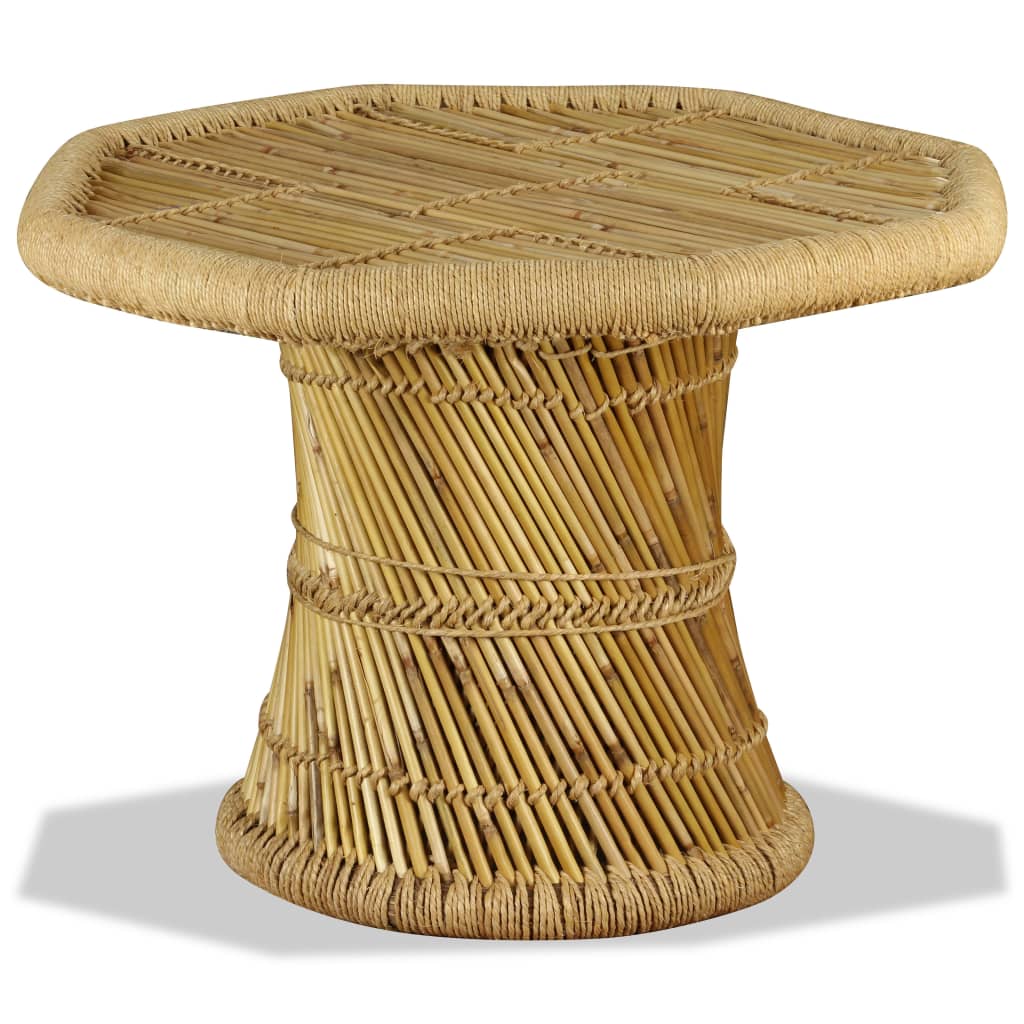 vidaXL Konferenčný stolík, bambus, osemuholník 60x60x45 cm