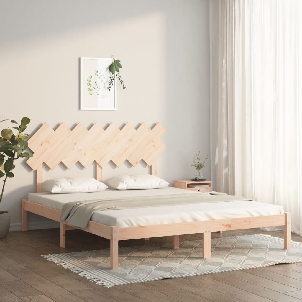 vidaXL Posteľný rám 160x200 cm masívne drevo