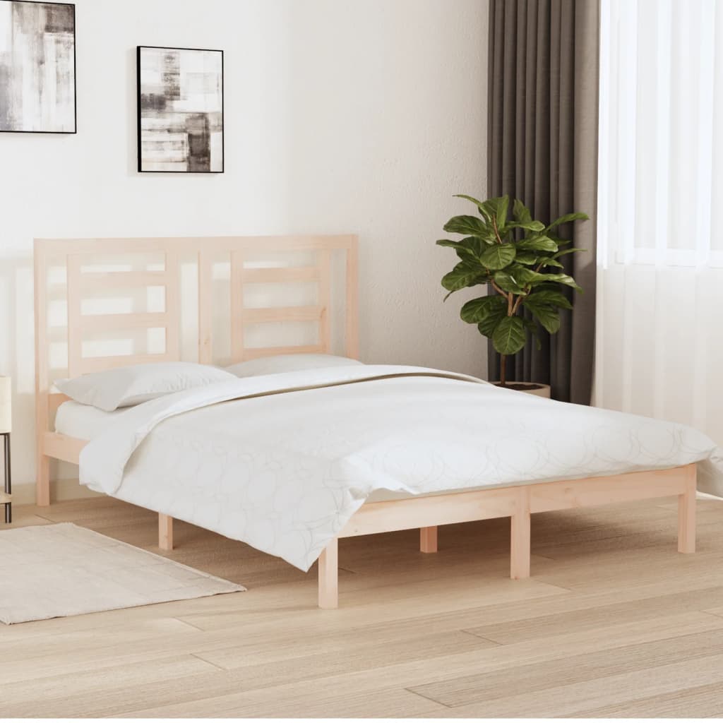 vidaXL Posteľ bez matraca 160x200 cm masívna borovica