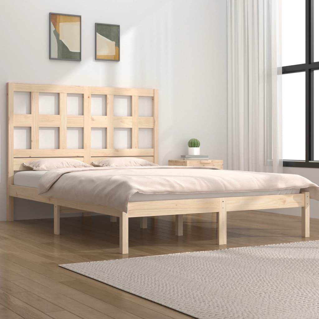 vidaXL Posteľ bez matraca 160x200 cm masívna borovica