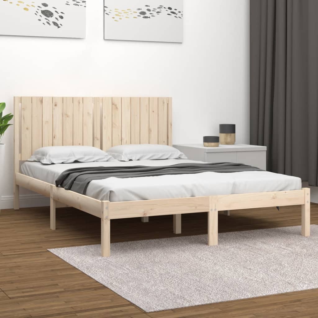 vidaXL Posteľ bez matraca 160x200 cm masívna borovica
