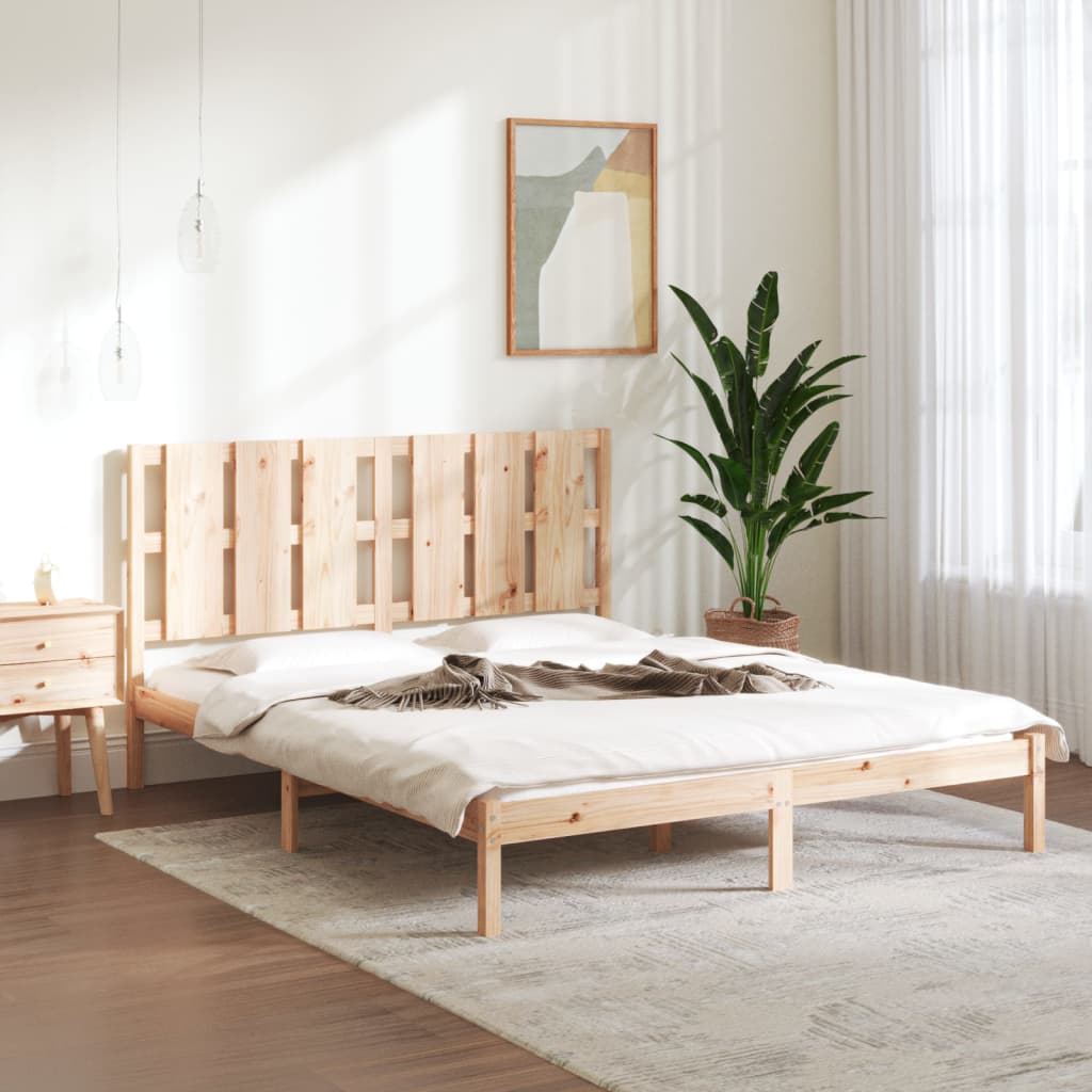 vidaXL Posteľný rám borovicový masív 160x200 cm