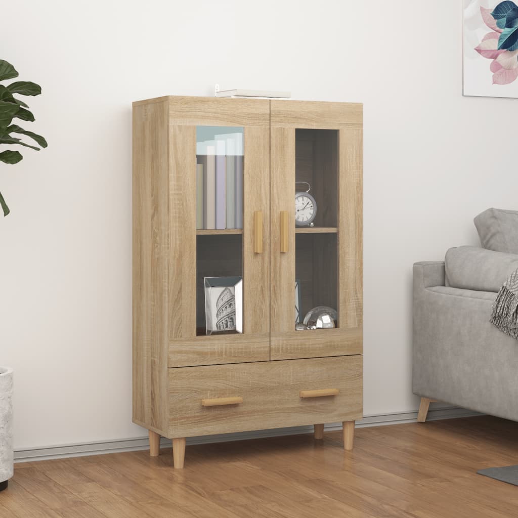 vidaXL Vysoká skrinka dub sonoma 70x31x115 cm spracované drevo