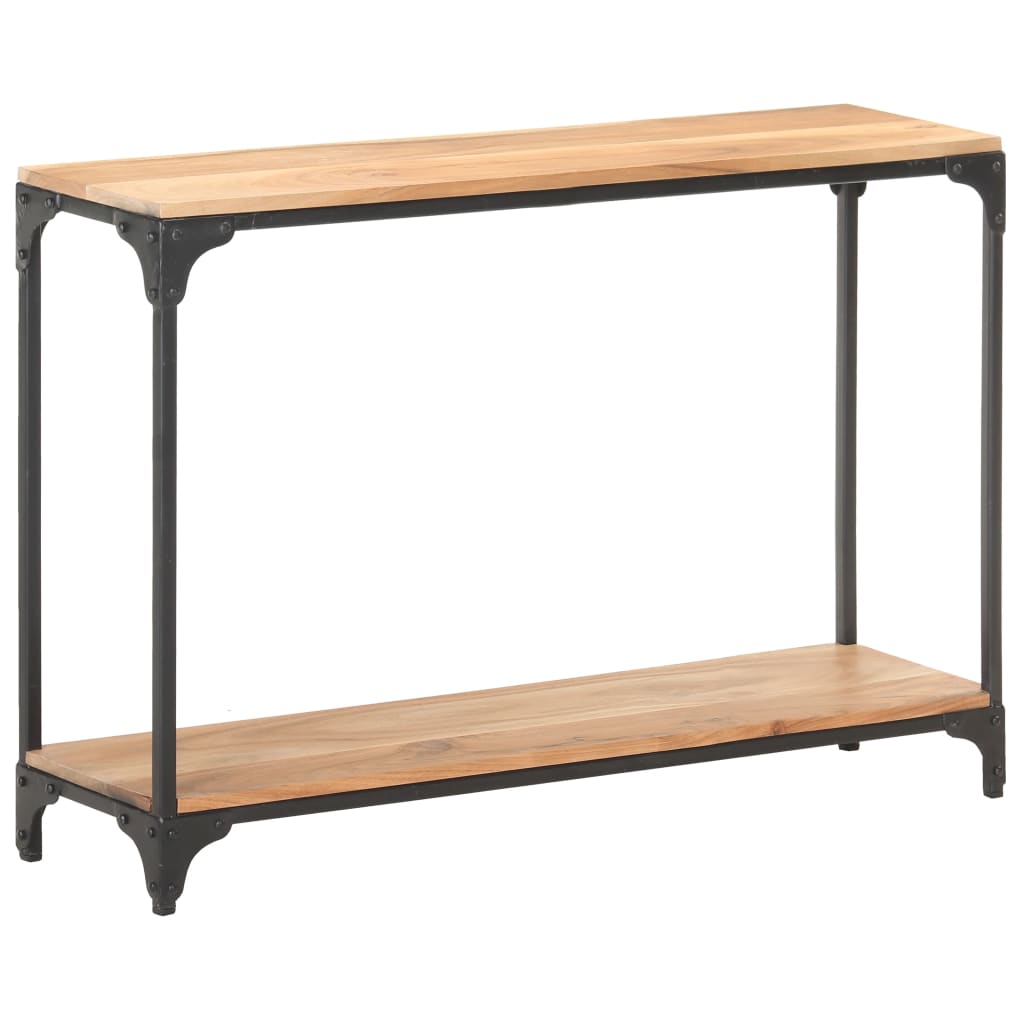 vidaXL Konzolový stolík 110x30x75 cm akáciový masív