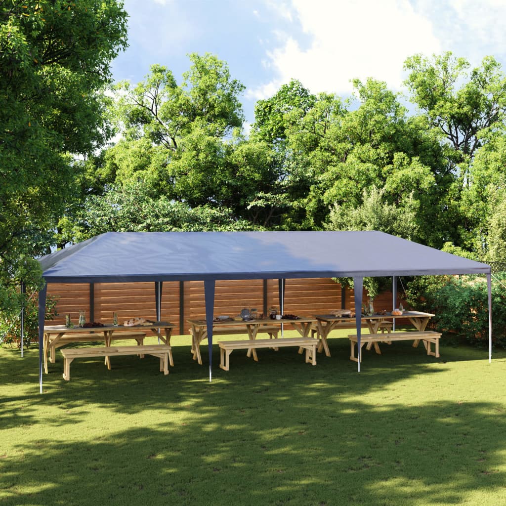 vidaXL Párty stan 4x9 m, modrý