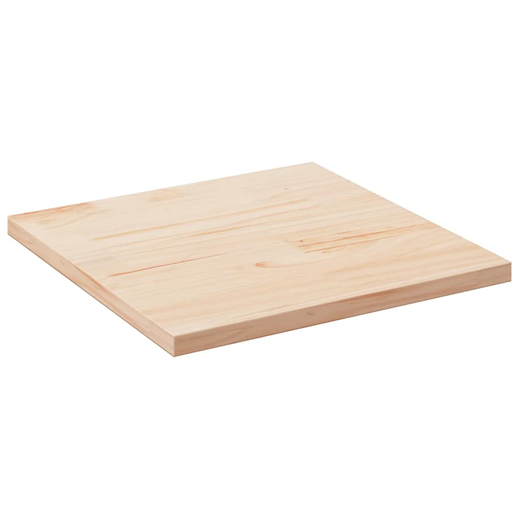 vidaXL Stolová doska 80x80x2,5 cm masívna borovica štvorcová