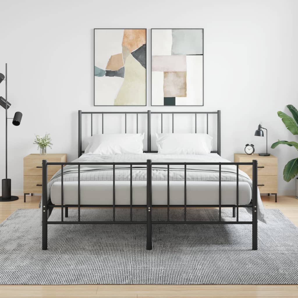 vidaXL Nočné stolíky 2 ks dub sonoma 40x35x47,5 cm kompozitné drevo