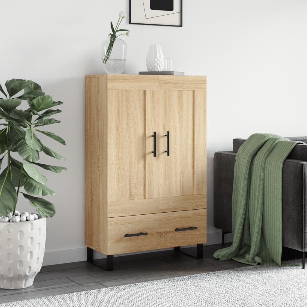 vidaXL Vysoká skrinka dub sonoma 69,5x31x115 cm kompozitné drevo