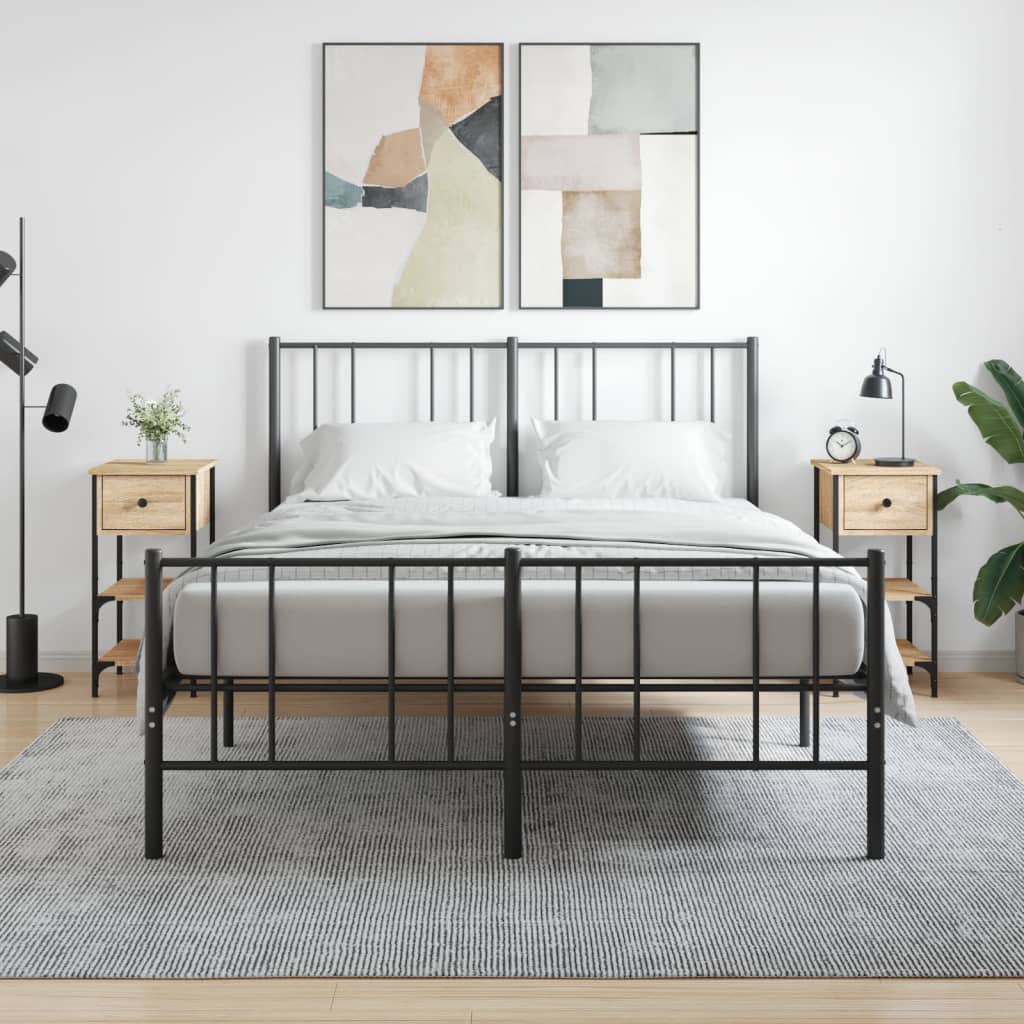 vidaXL Nočné stolíky 2 ks dub sonoma 34x36x70 cm kompozitné drevo