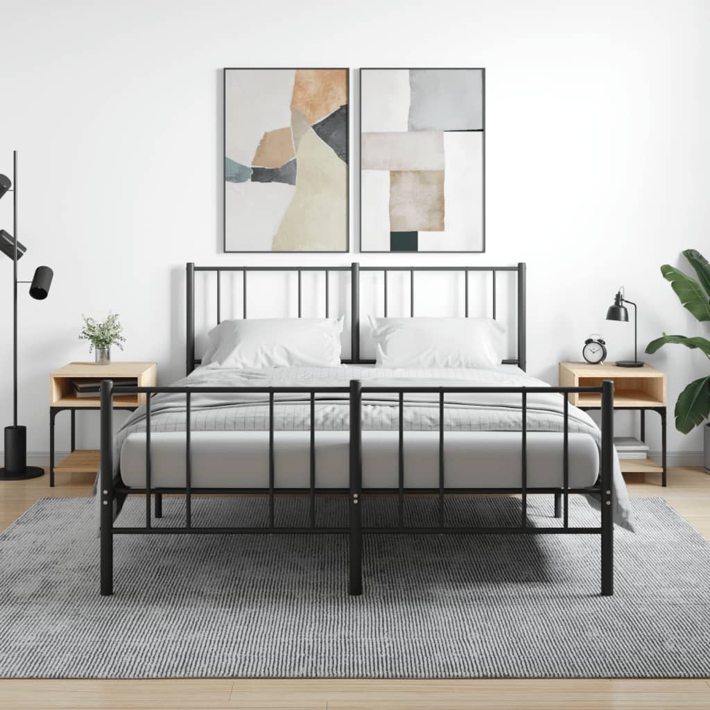 vidaXL Nočné stolíky 2 ks dub sonoma 40x41x50 kompozitné drevo
