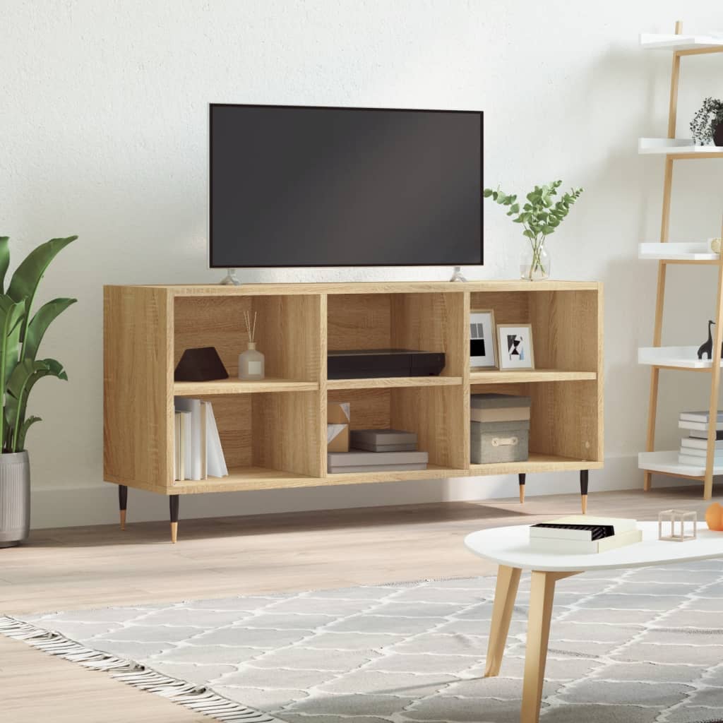 vidaXL TV skrinka dub sonoma 103,5x30x50 cm, kompozitné drevo