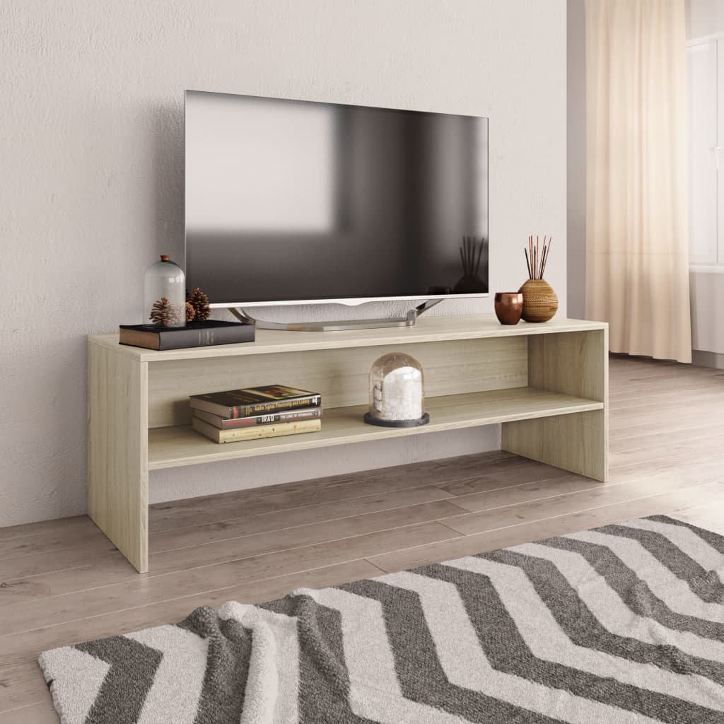 vidaXL TV skrinka, dub sonoma 120x40x40 cm, kompozitné drevo