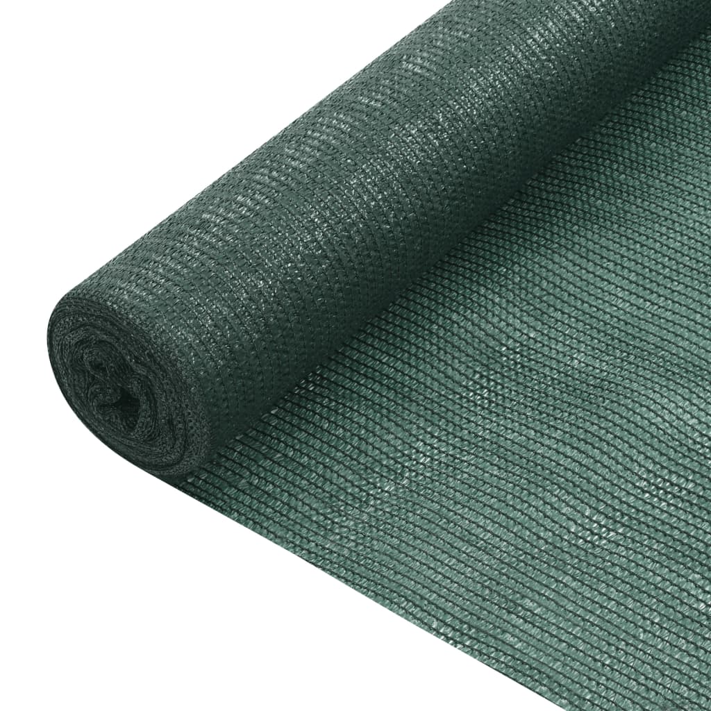 vidaXL Tieniaca sieť zelená 2x50 m HDPE 75 g/m²