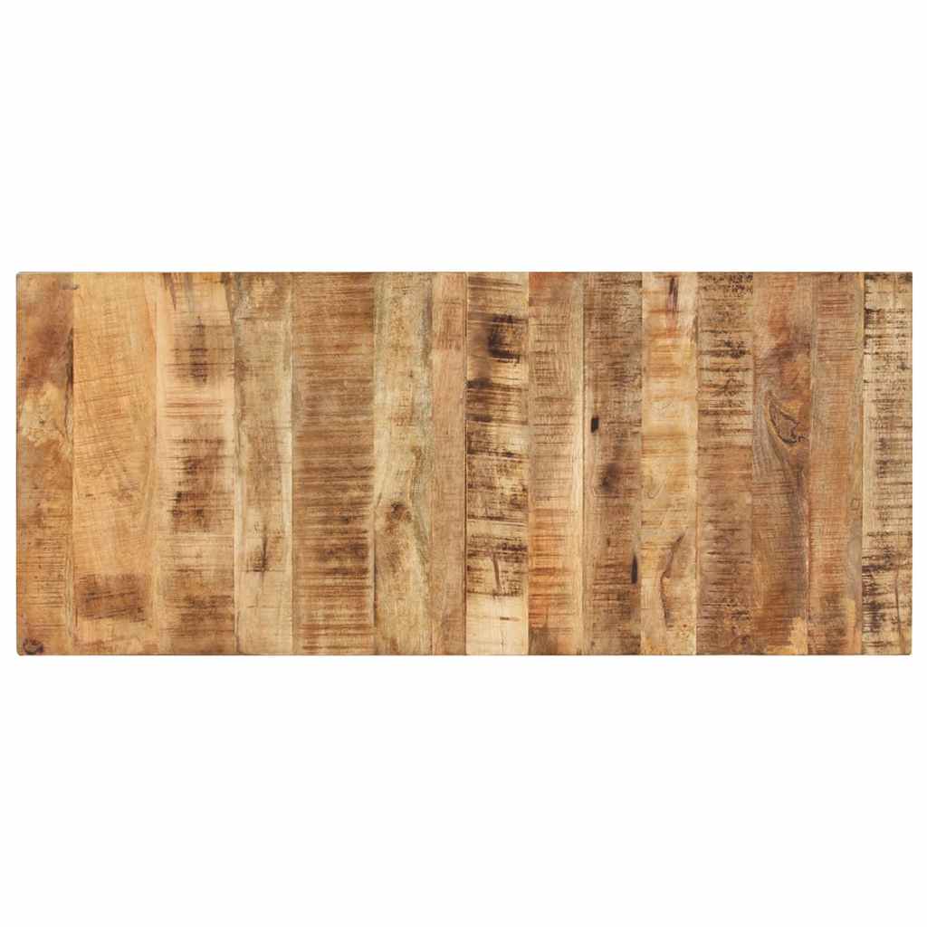 vidaXL Stolová doska 140x60x(2,5-2,7) cm surové mangovníkové drevo