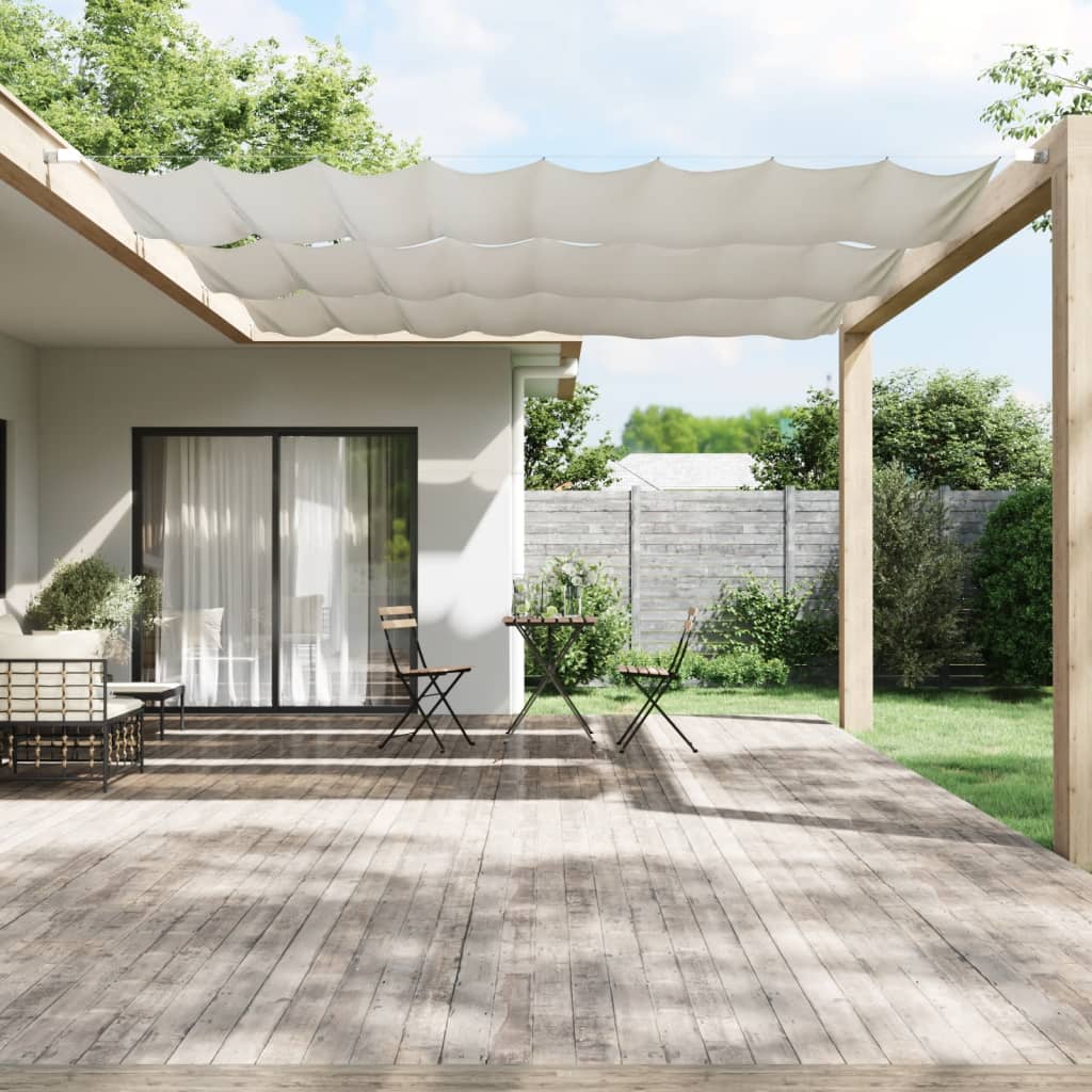 vidaXL Vertikálna markíza biela 140x800 cm oxfordská látka