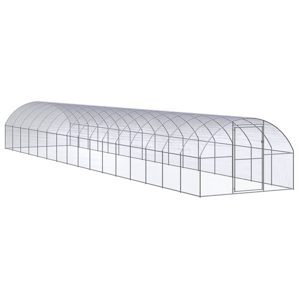 vidaXL Vonkajší kurín 3x16x2 m pozinkovaná oceľ