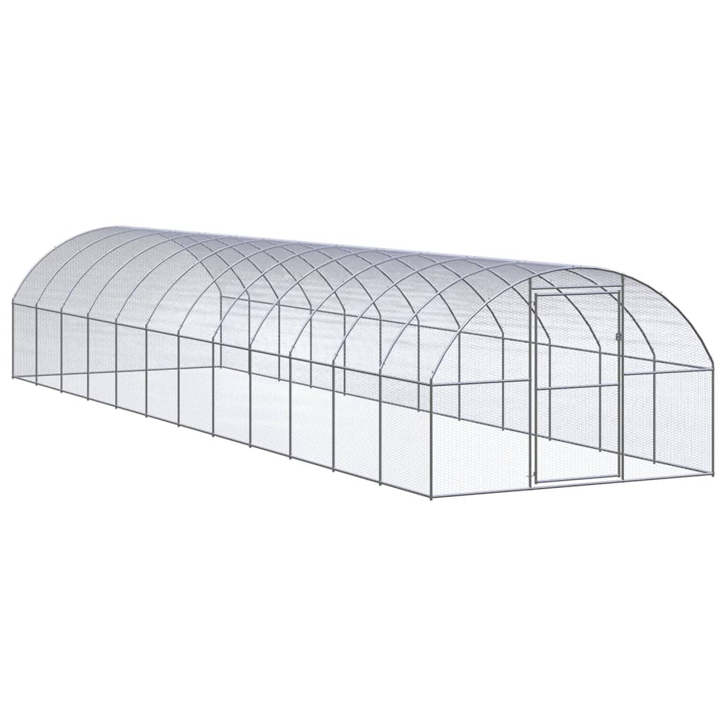 vidaXL Kurín 3x12x2 m pozinkovaná oceľ