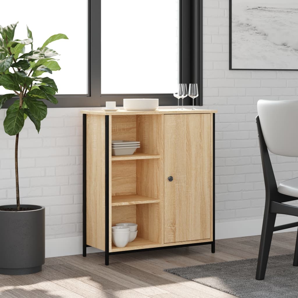 vidaXL Komoda dub sonoma 70x30x80 cm kompozitné drevo