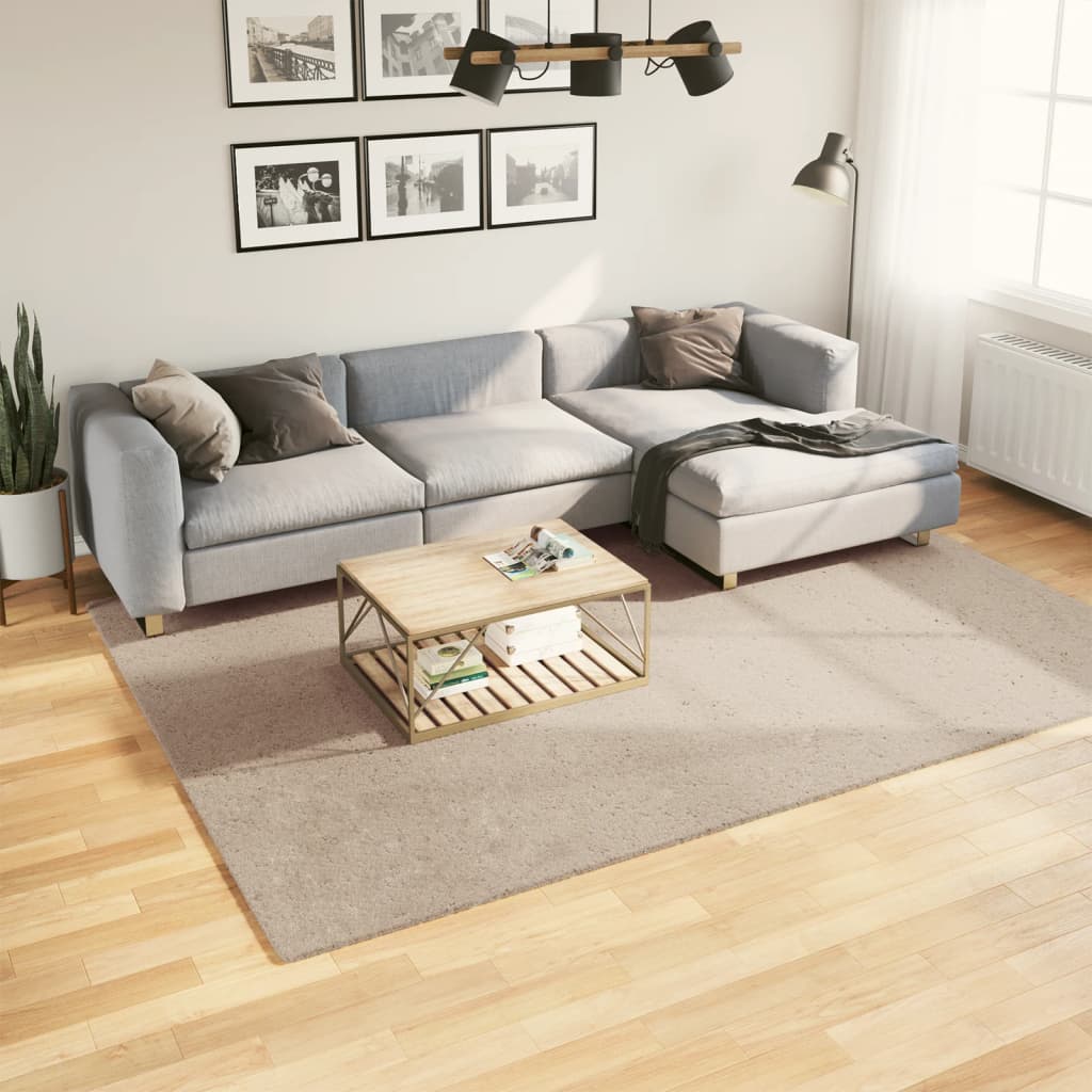 vidaXL Koberec HUARTE s krátkym vlakom umývateľný pieskový 200x280 cm