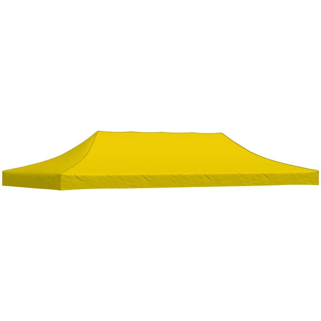 vidaXL Strecha na párty stan 6x3 m, žltá 270 g/m²