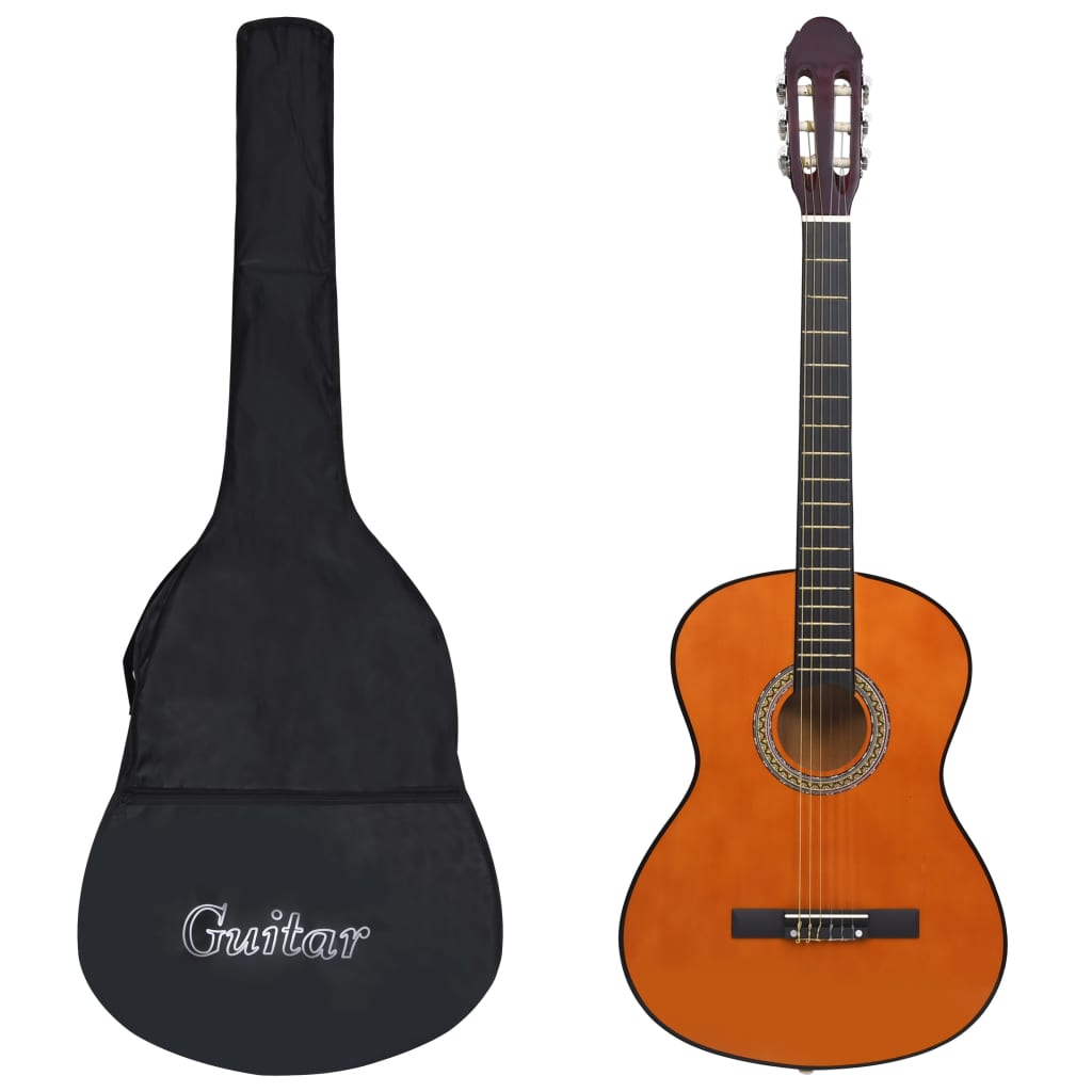 vidaXL Klasická gitara pre začiatočníkov s taškou 4/4 39