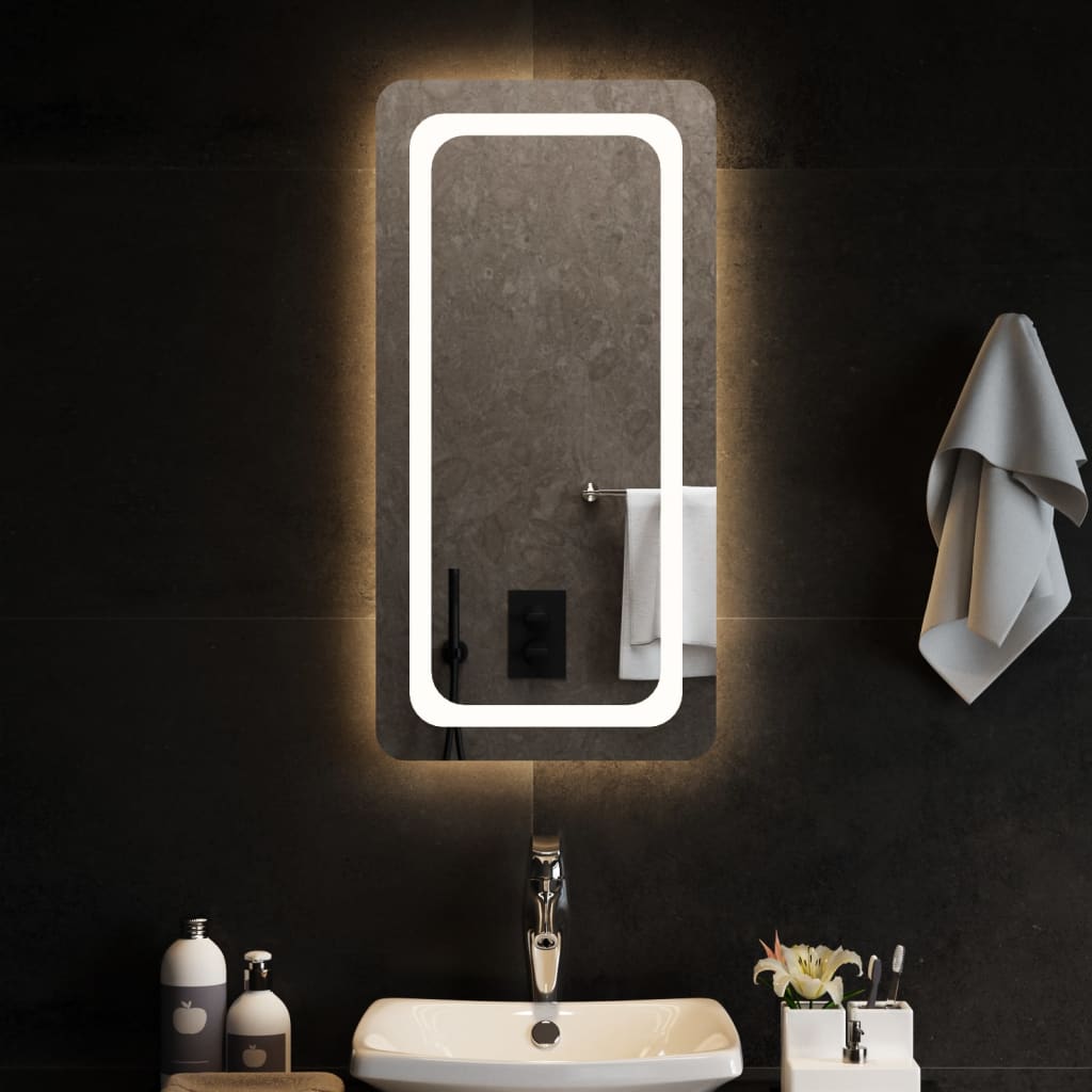 vidaXL LED kúpeľňové zrkadlo 40x80 cm