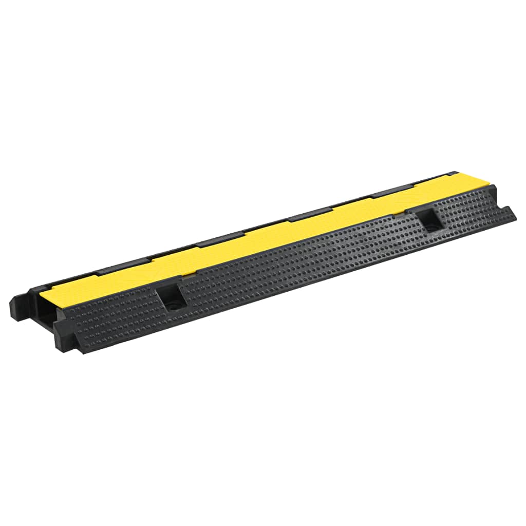 vidaXL Káblový gumený prejazd 1 kanálový 100 cm