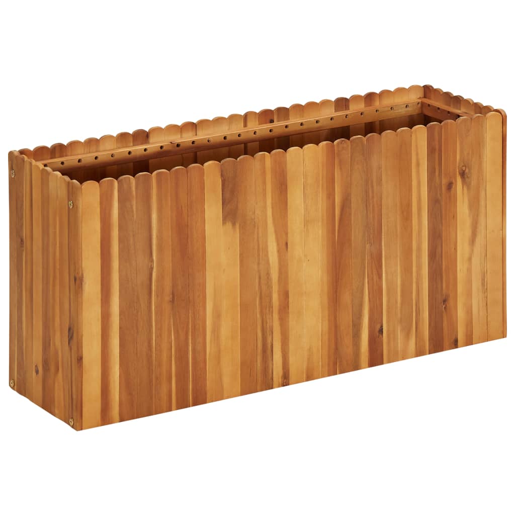 vidaXL Vyvýšený záhradný záhon 100x30x50 cm, akáciový masív