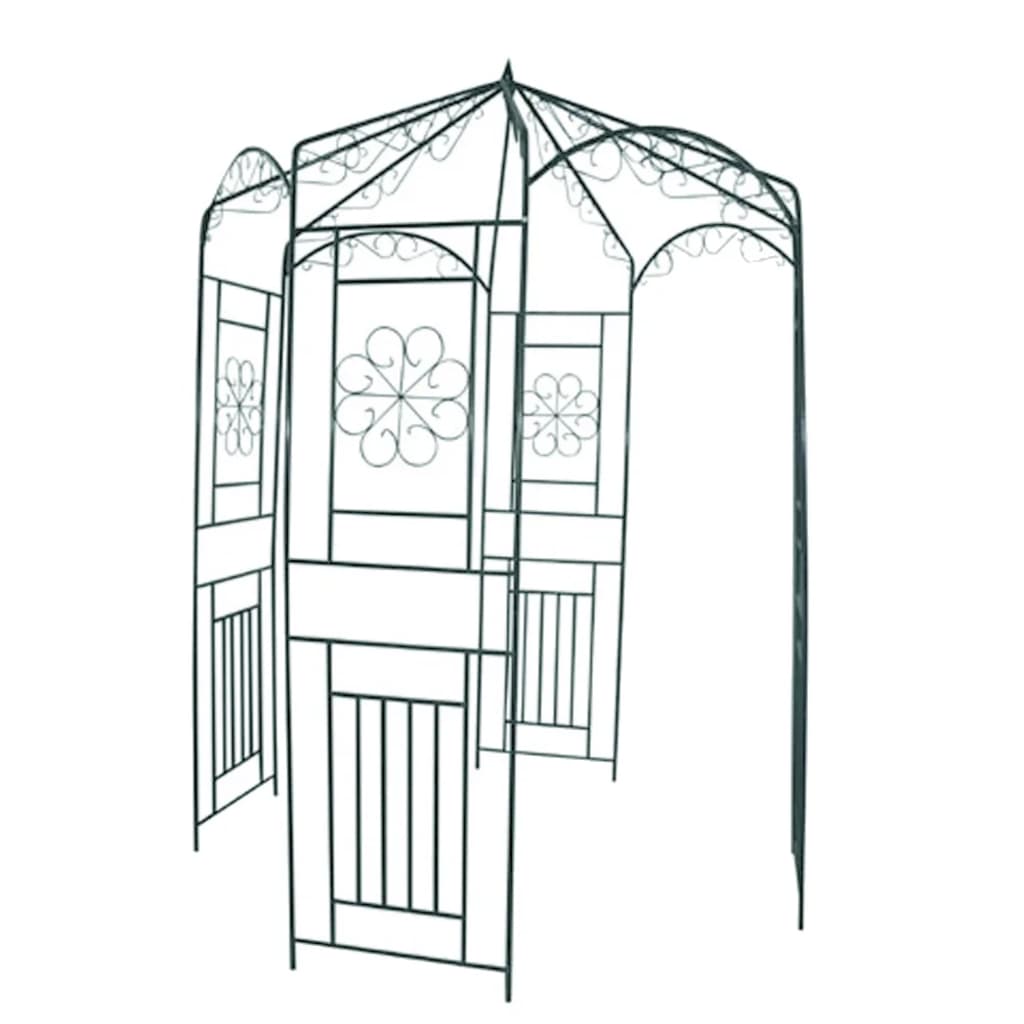 vidaXL Záhradná pergola 250 cm, tmavozelená