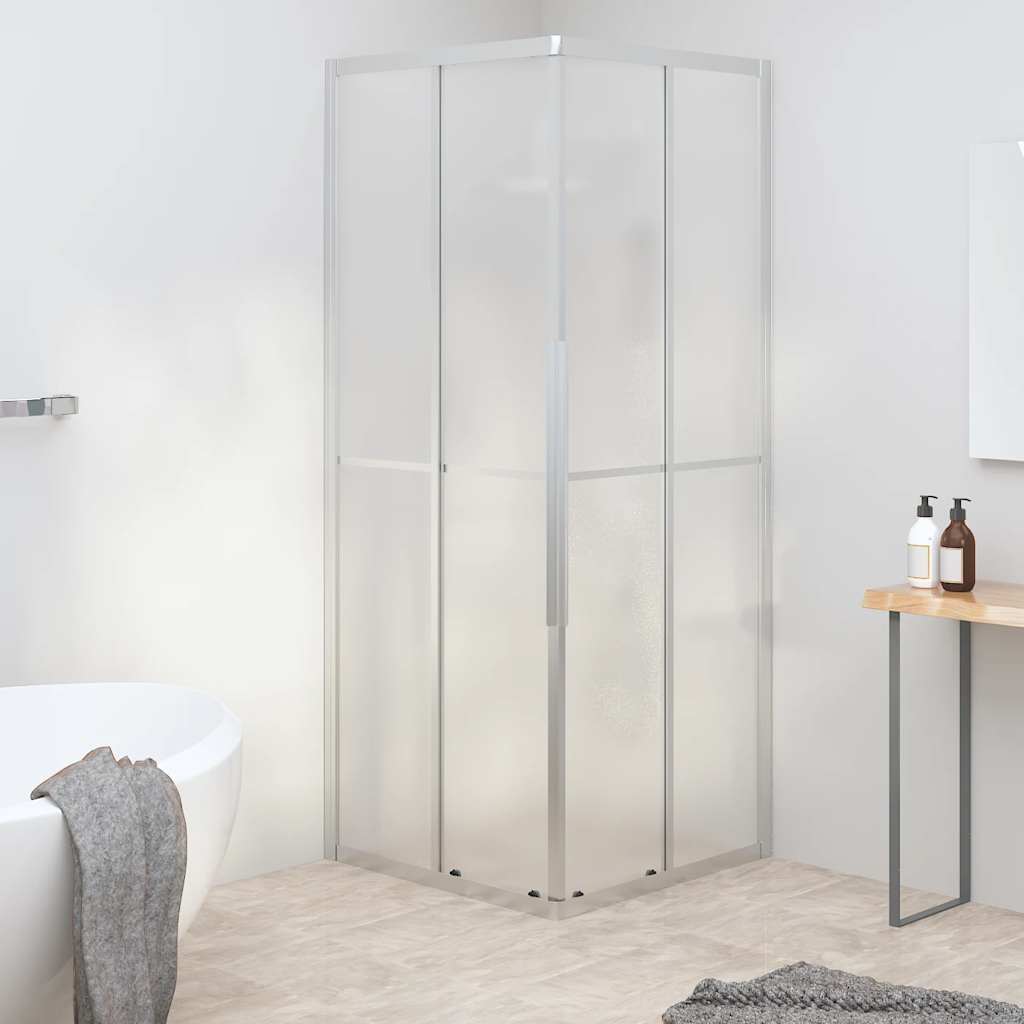 vidaXL Sprchový kút matný ESG 70x70x180 cm