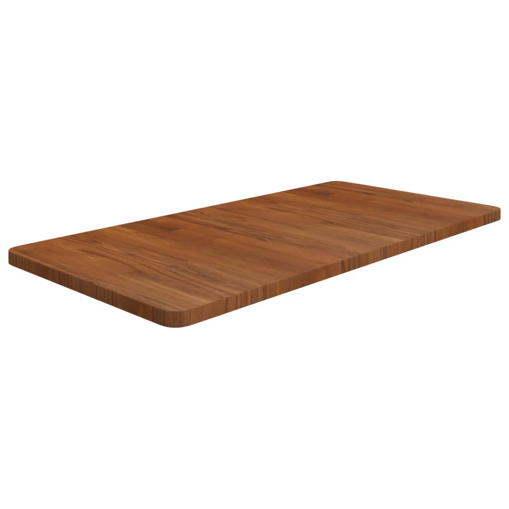 vidaXL Kúpeľňová doska tmavohnedá 100x50x2,5 cm ošetrený masív