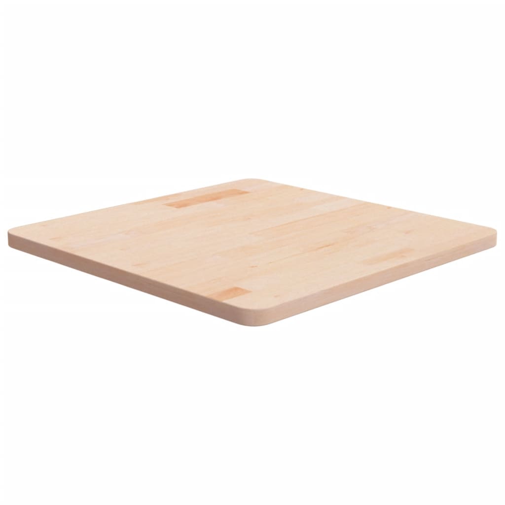 vidaXL Štvorcová stolová doska 60x60x2,5 cm neošetrený dubový masív