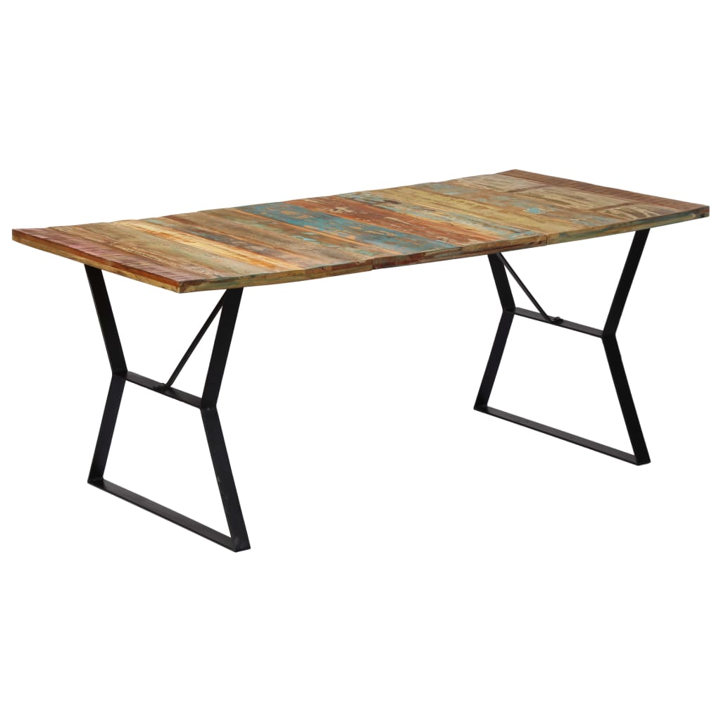 vidaXL Jedálenský stôl 180x90x76 cm, recyklovaný masív