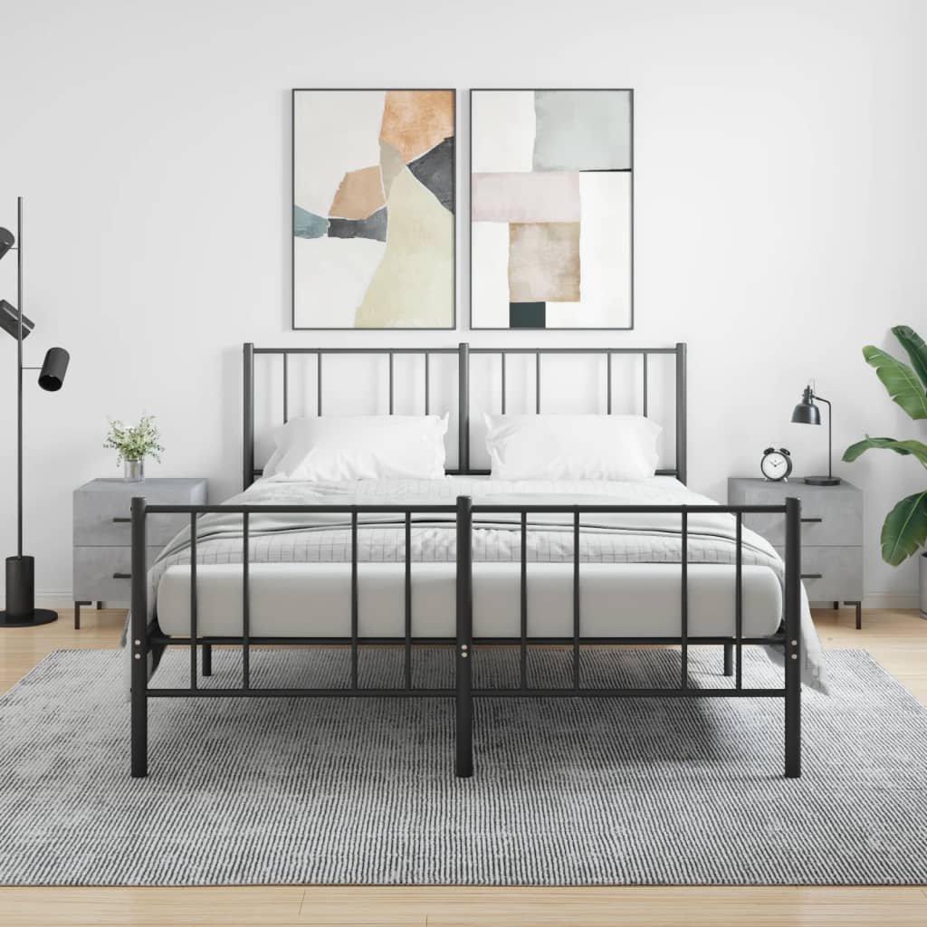 vidaXL Nočné stolíky 2 ks betónovo sivé 40x35x47,5 cm kompozitné drevo