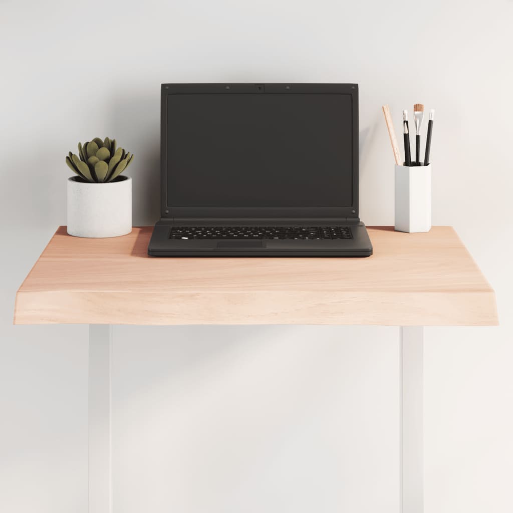 vidaXL Stolová doska 60x50x(2-4) cm neošetrený masív živé hrany