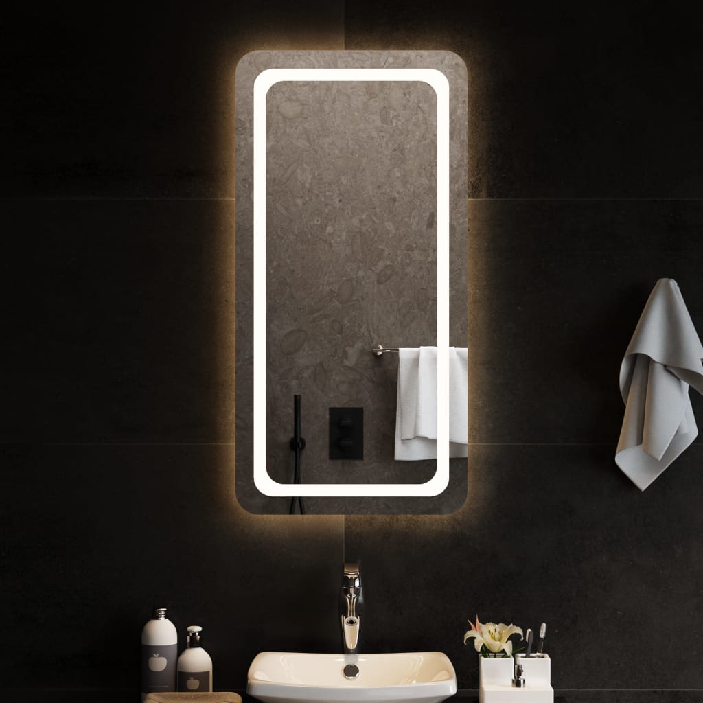 vidaXL LED kúpeľňové zrkadlo 50x100 cm