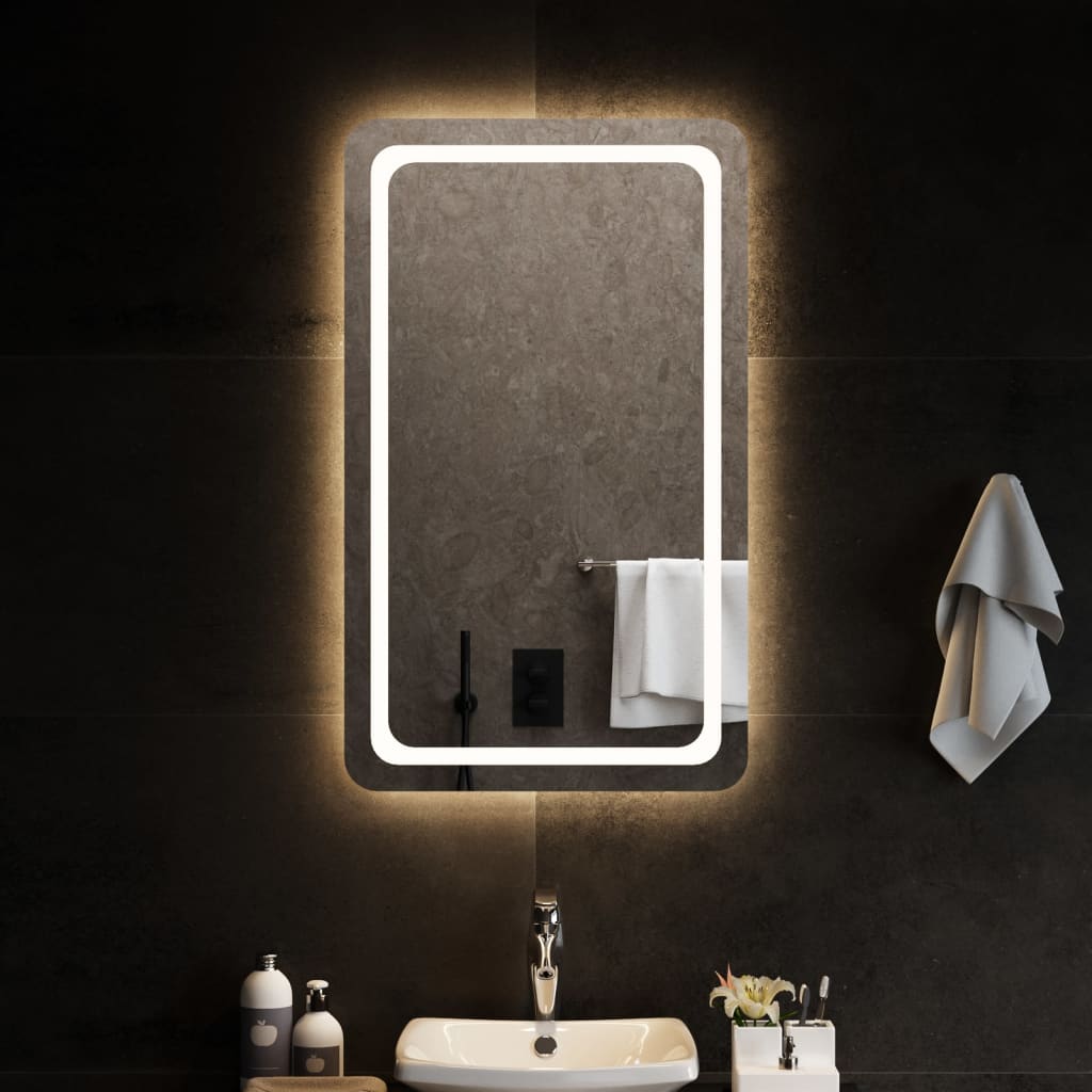 vidaXL LED kúpeľňové zrkadlo 60x100 cm