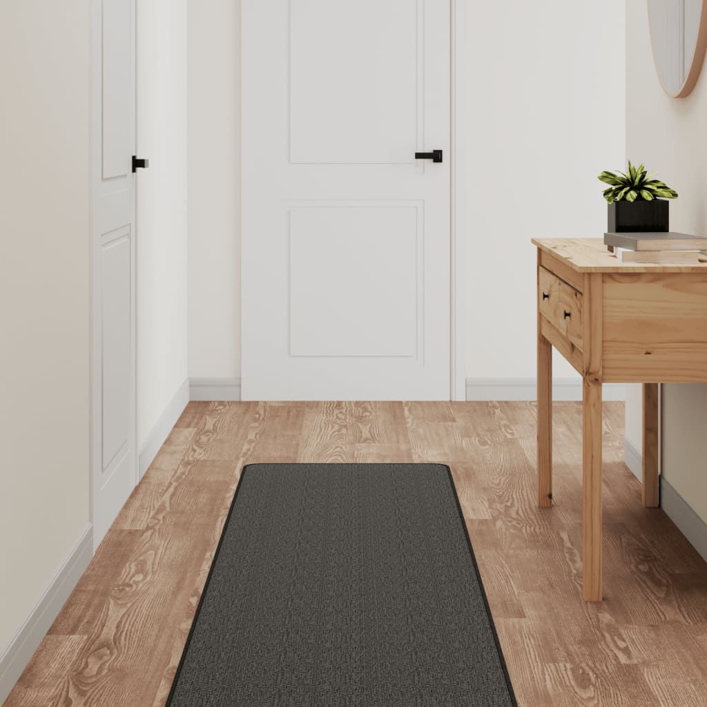 vidaXL Koberec behúň sisalový vzhľad antracitový 50x250 cm