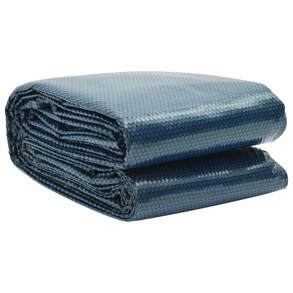 vidaXL Plávajúca solárna bazénová fólia z PE 1200x600 cm čierna a modrá