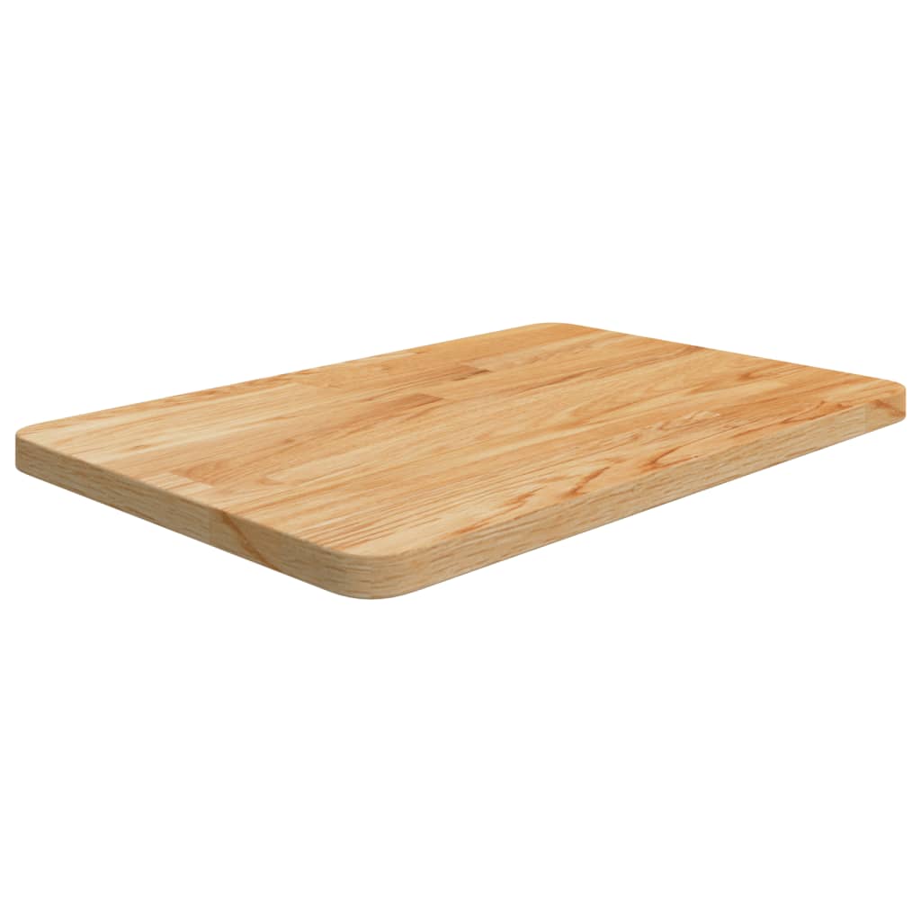 vidaXL Kúpeľňová doska bledohnedá 60x40x2,5 cm ošetrený masív