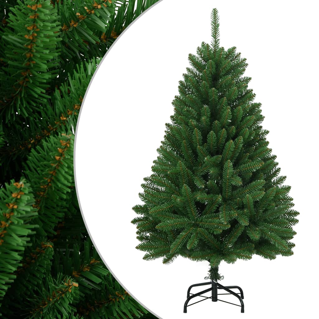 vidaXL Umelý výklopný vianočný stromček so stojanom zelený 150 cm