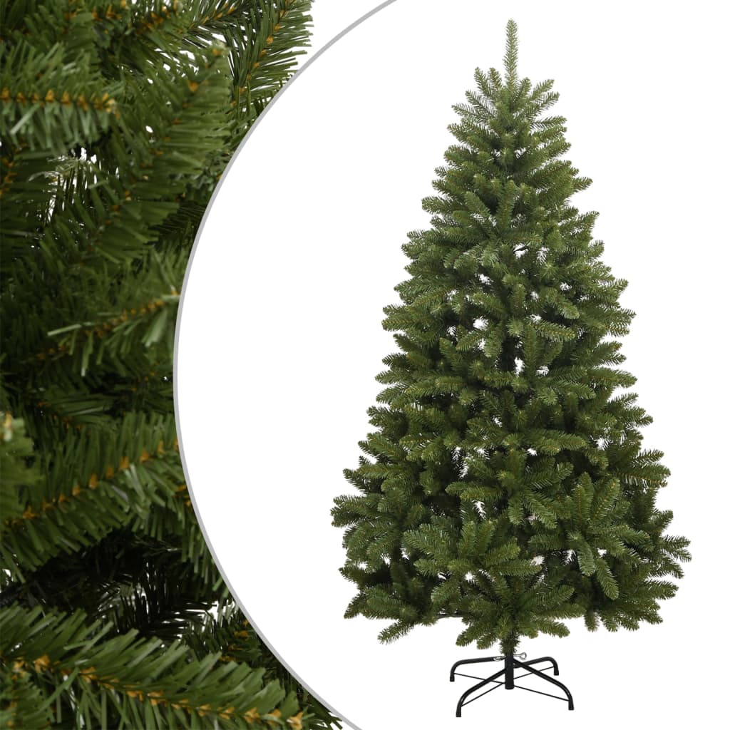 vidaXL Umelý výklopný vianočný stromček so stojanom zelený 180 cm