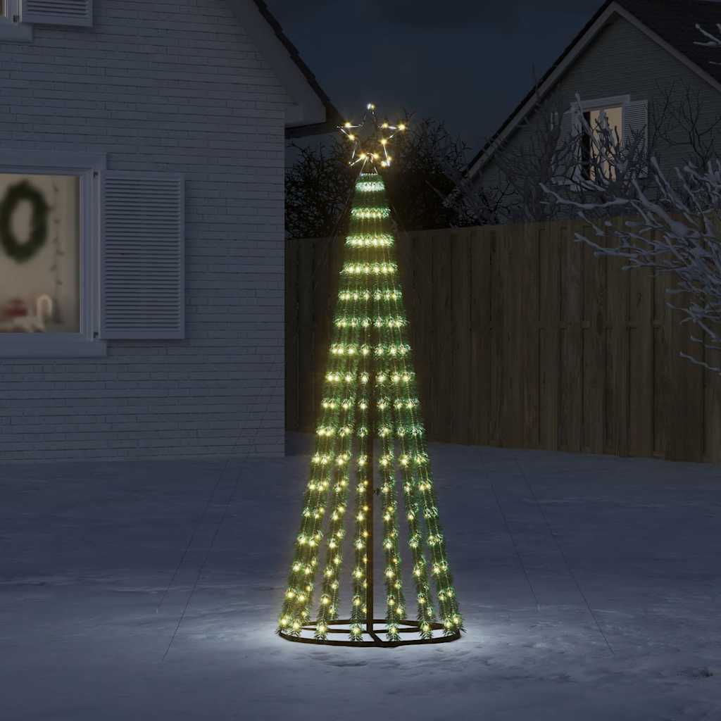 vidaXL LED vianočný stromček 275 LED teplá biela 180 cm