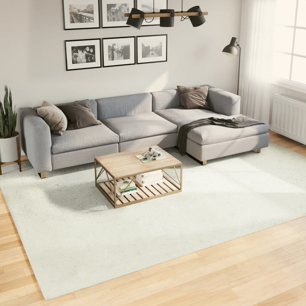 vidaXL Koberec OVIEDO krátky vlas krémový 240x340 cm