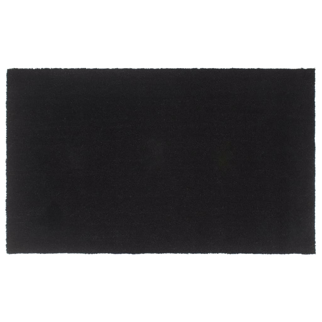 vidaXL Rohožka čierna 90x150 cm všívané kokosové vlákno