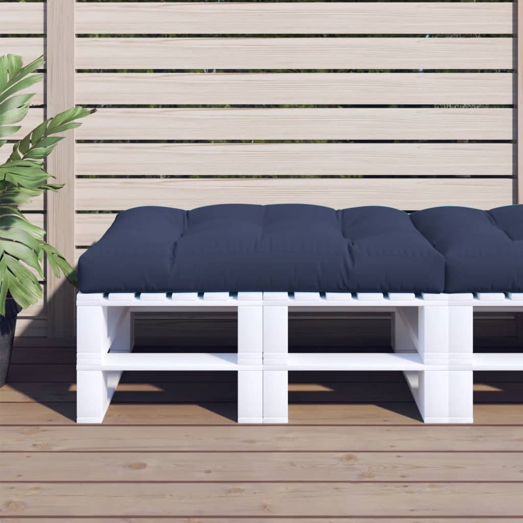 vidaXL Podložka na paletový nábytok kráľovská modrá 120x80x12cm látka