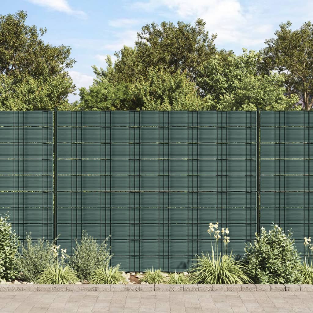 vidaXL Záhradné tieniace fólie 10 ks zelené 252,5x19 m PVC