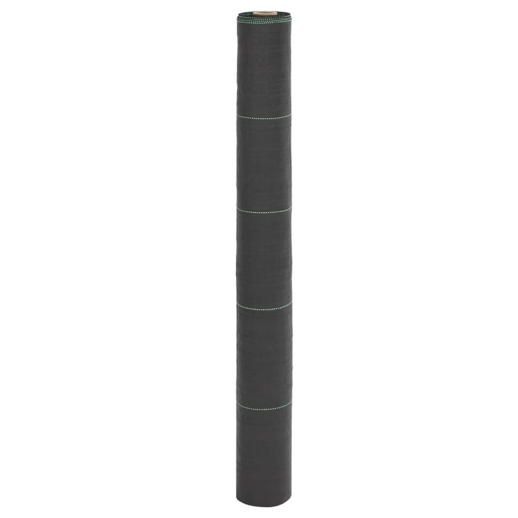 vidaXL Membrána proti burine čierna 1x50 m PP